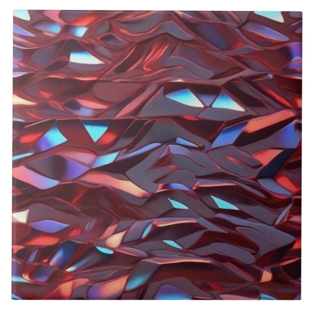 Azulejo Holográfico Cerâmico (Frente)