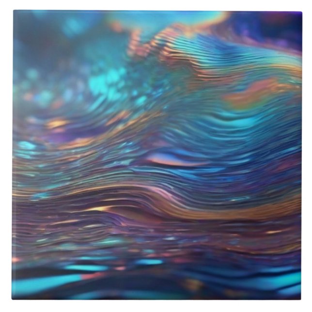 Azulejo Holográfico Cerâmico (Frente)