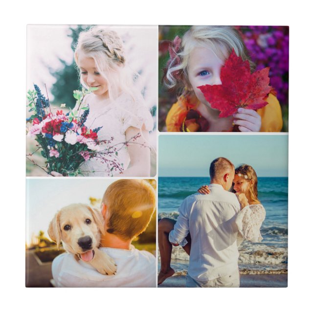 Azulejo House 4 Fotos Arredondadas (Frente)