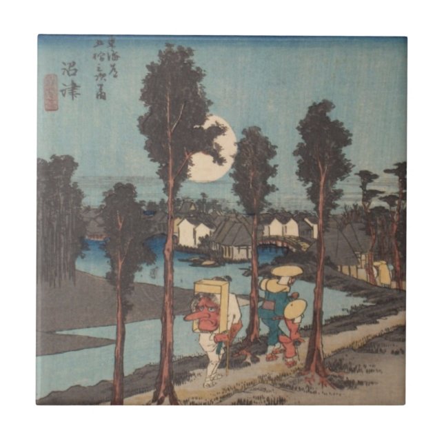 Azulejo Ichiryusai Hiroshige (Frente)
