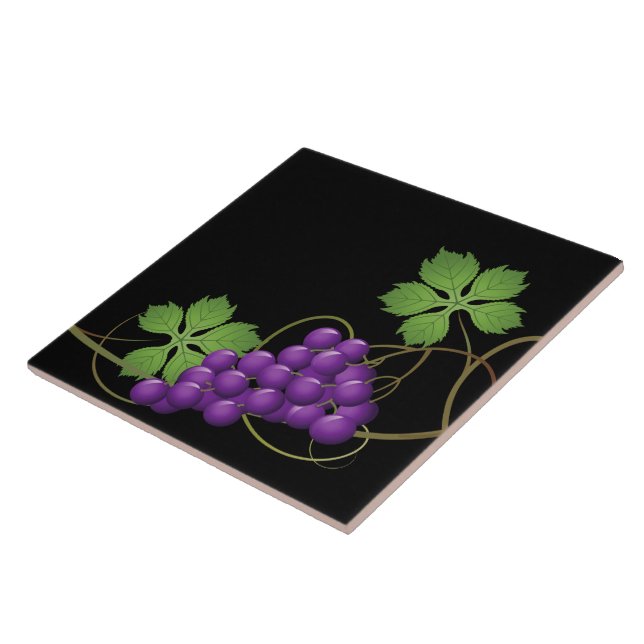 Azulejo Impressão de Uvas (Lateral)