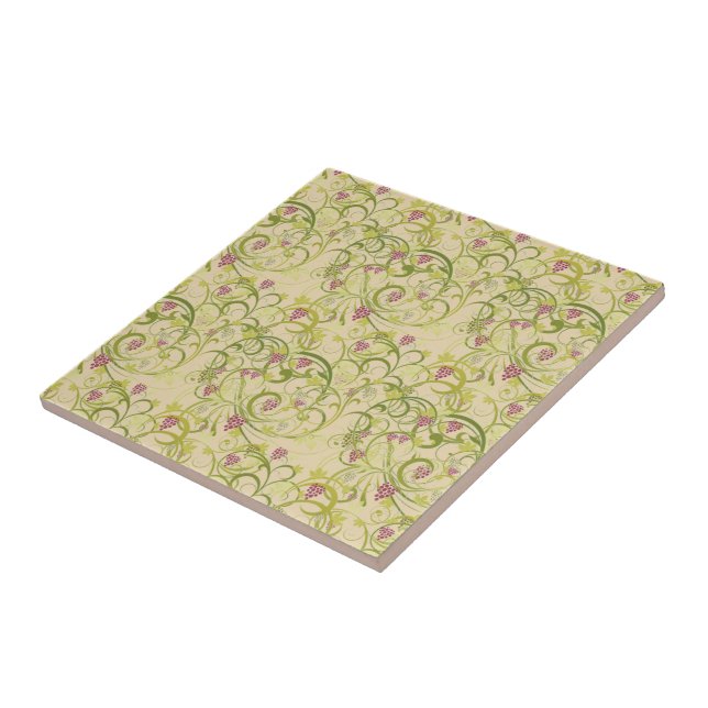 Azulejo Impressão de Uvas (Lateral)