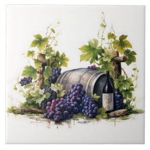 Azulejo Impressão de Vineyard Graphics