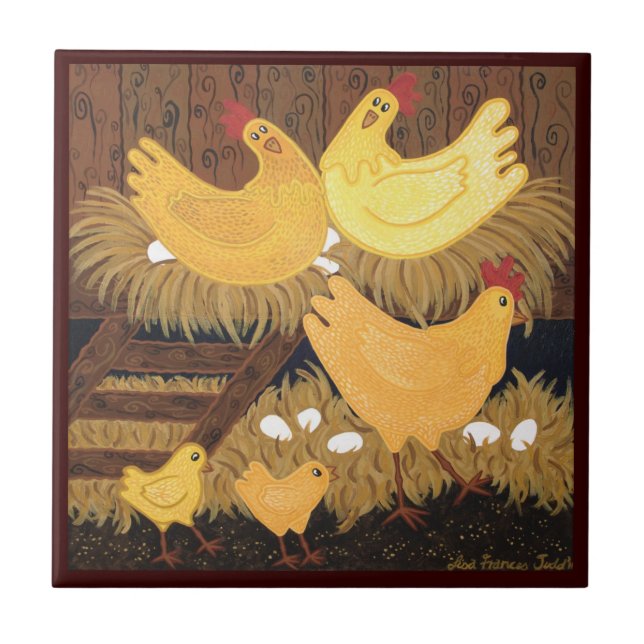 Azulejo impresso casa de Chookie (Frente)