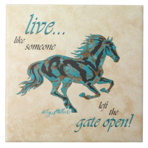 Azulejo Inspiron Horse Cerâmico