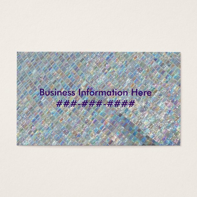 Azulejo iridescente (Frente)