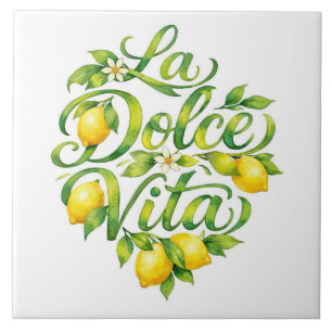Azulejo Italiano de Limão La Dolce Vita