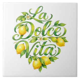 Azulejo Italiano de Limão La Dolce Vita