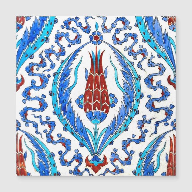 azulejo iznik com tulip (Frente)