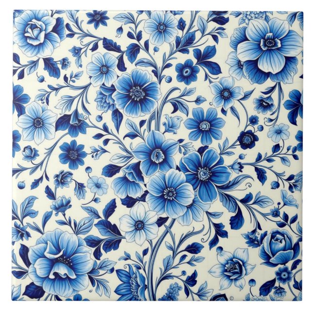azulejo jardim botânico índigo (Frente)