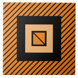 Azulejo Laranja Deco Zebra