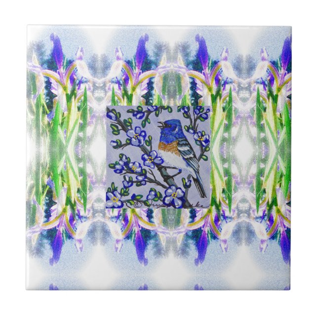 Azulejo Lazuli Iris (Frente)