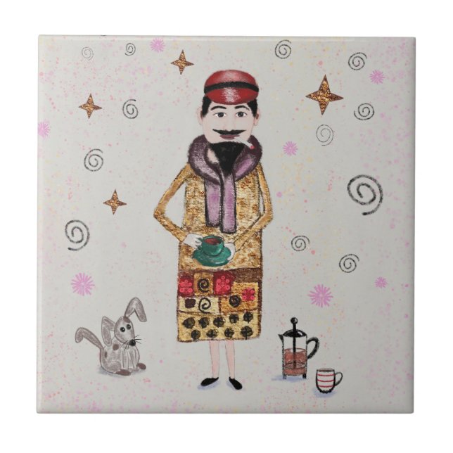 Azulejo Le Cafe (Frente)