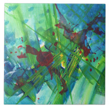 Azulejo legal de Arte Crítica de Abstrato Moderno