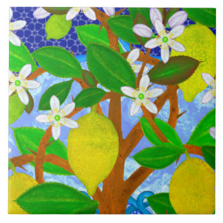 AZULEJO LEMON OTTOMANO 2