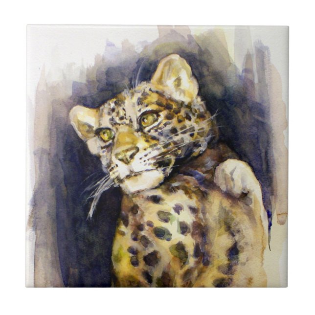 Azulejo-leopardo-da-neve (Frente)