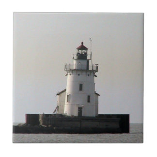 Azulejo leve do farol de Cleveland OH