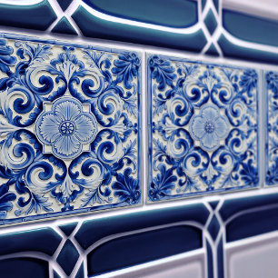 Azulejo Lisbon Padrão Desenho de Cerâmica Talavera