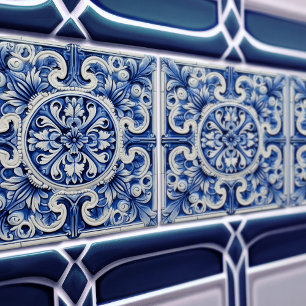 Azulejo Lisbon Padrão Desenho de Cerâmica Talavera