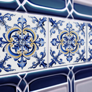 Azulejo Lisbon Padrão Desenho de Cerâmica Talavera