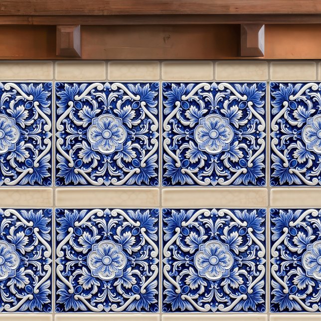 Azulejo Lisbon Patterna Talavera Cerâmica Design (Criador carregado)