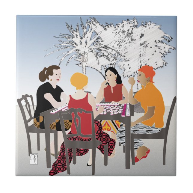 Azulejo Mah Jongg Alfresco (Frente)