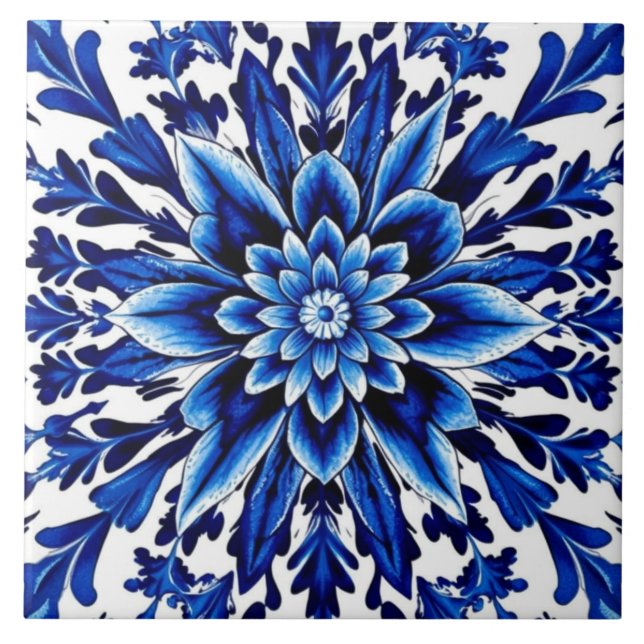 azulejo majestade azul (Frente)