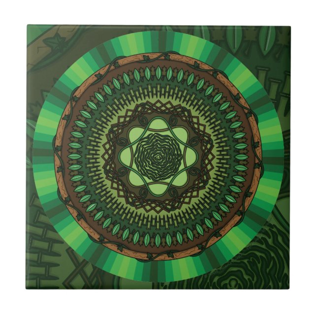 Azulejo Mandala da Terra (Frente)