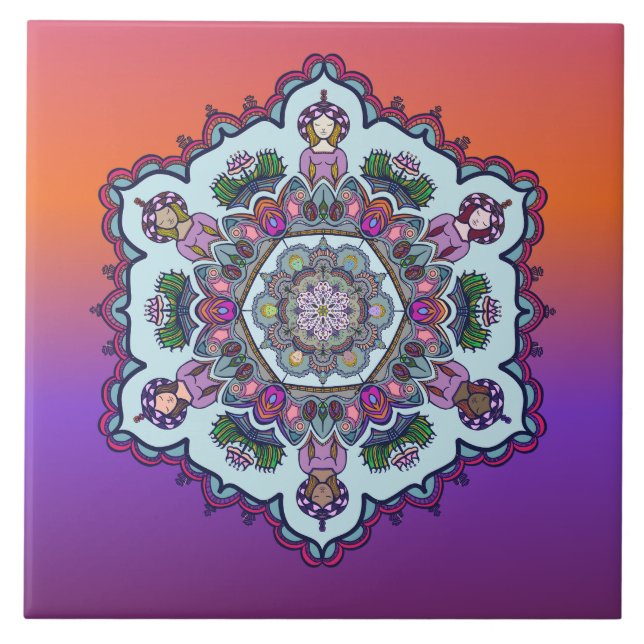 Azulejo Mandela Design (Frente)