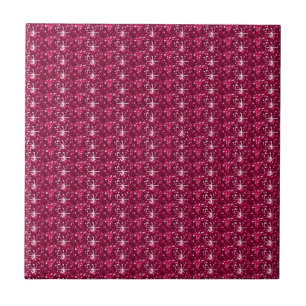 Azulejo Maroon Glitter