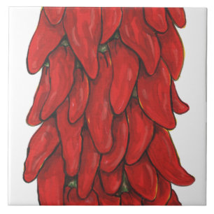 Azulejo Médio nº nº do Pepper Vermelho do Sudoe