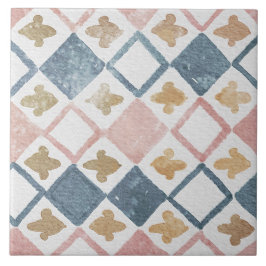Azulejo Mediterrâneo Aquarela 