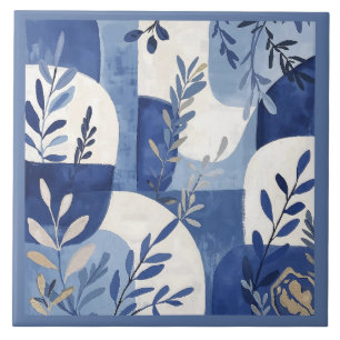 Azulejo Mediterrâneo Azul Branco