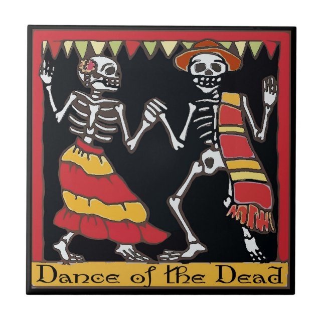 Azulejo mexicano, dança do Morto (Frente)
