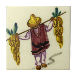 Azulejo mexicano do vintage - bananas do