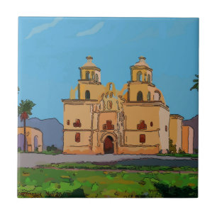 Azulejo mexicano,Olod Missão Espanhola