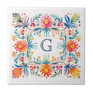 Azulejo mexicano Talavera Hacienda Style