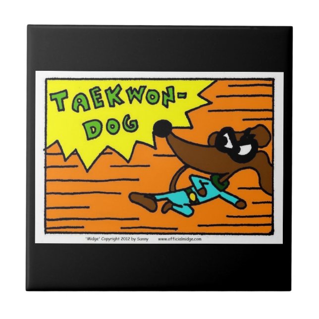 Azulejo Midge TAEKWON-DOG (Frente)