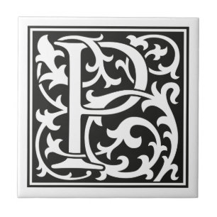 Azulejo Morrisesque 'P'