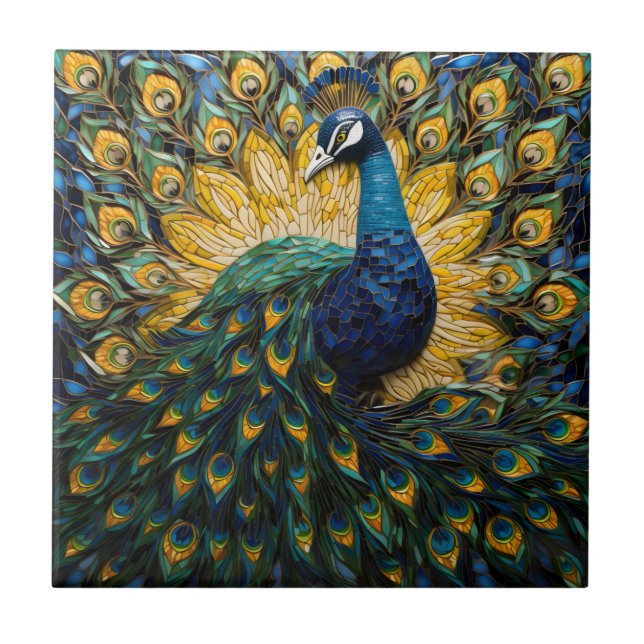 Azulejo Mosaico Peacock (Frente)