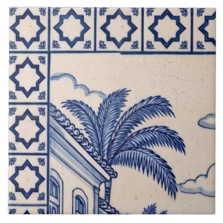 Azulejo Mural de Salvador Telha 1 de 6 Superior Es