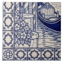Azulejo Mural de Veneza Azulejo 5 de 6 Inferior Es
