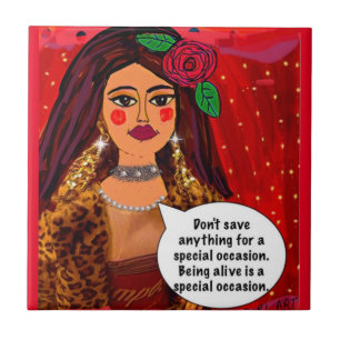 AZULEJO. Não salve nada para uma ocasião especial