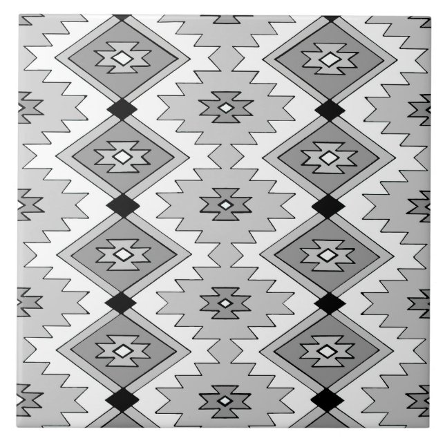 Azulejo nativo americano cerâmico (Frente)