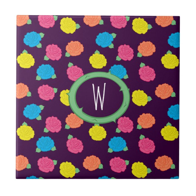 Azulejo Neon Rosa (Frente)