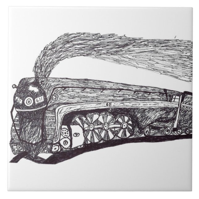 Azulejo Norfolk e Western 611 (Frente)