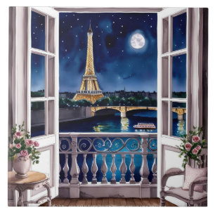 Azulejo Noturno em Paris