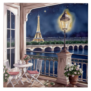 Azulejo Noturno em Paris