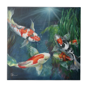 Azulejo - O Koi Pond de Kathy