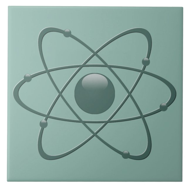 Azulejo O VERDE retro dos anos 50 PODEROSOS do (Frente)